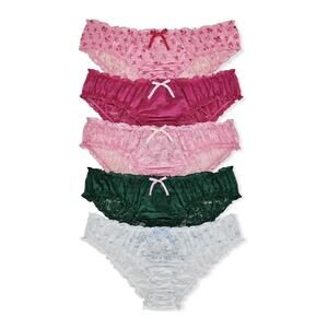 Victoria’s Secret PINK x LOVE SHACK FANCY * 5 Pack Cheeky Lace Panty * Size XS